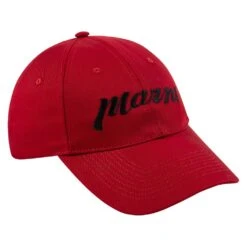 Marni Logo Hat | Red -Daily Fashion logo hat red 893562