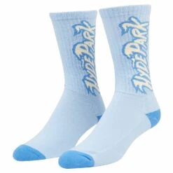 Logo Intarsia Sock | Blue -Daily Fashion logo intarsia sock blue 337319