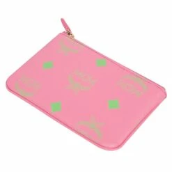 MCM Logo Key Pouch | Pink -Daily Fashion logo key pouch pink 324086