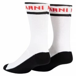 Marni Logo Sock | Lily White -Daily Fashion logo sock lily white 263173