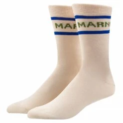 Marni Logo Socks | Light Yellow