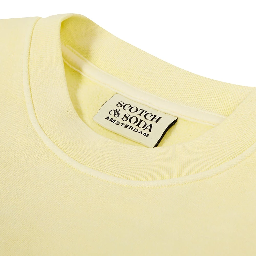 Scotch And Soda Logo Sweathshirt | Yellow 4 Scotch And Soda Logo Sweathshirt | Yellow - Image 2