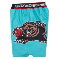 Mem. Grizzlies 95/96 Authentic Shorts | Teal -Daily Fashion mem grizzlies 9596 authentic shorts teal 744173