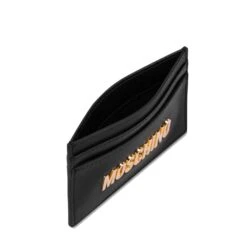 MOSCHINO Metallic Logo Card Holder -Daily Fashion metallic logo card holder 609859