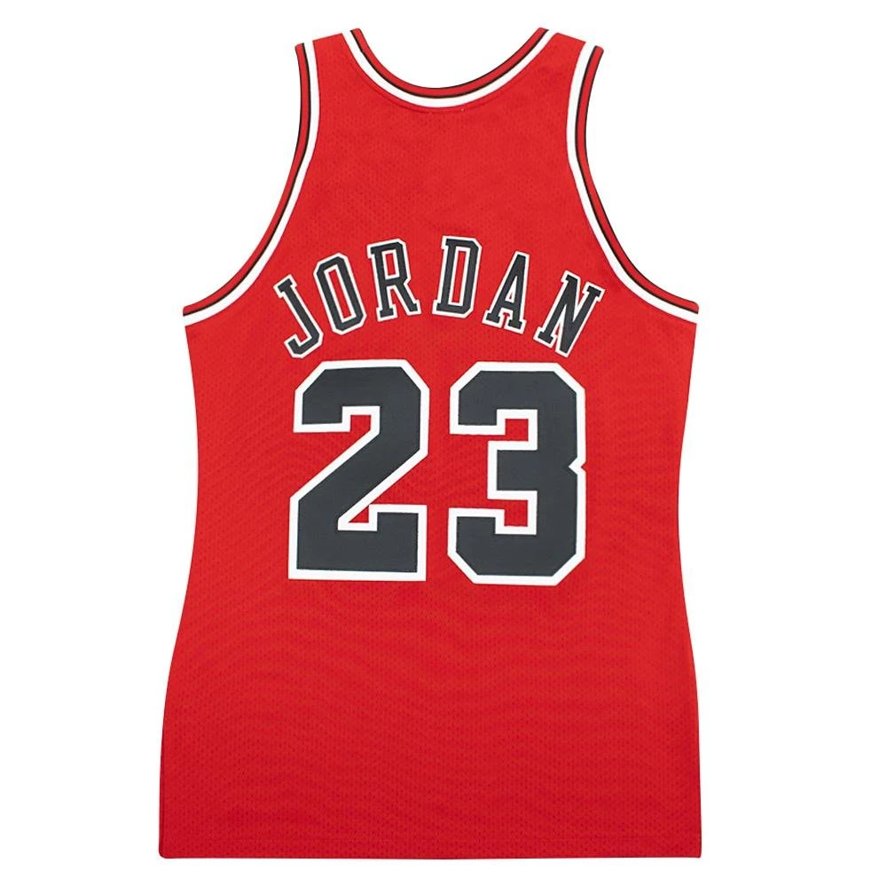Michael Jordan 97/98 Finals Auth Chi. Bulls Jersey | Red 4 Michael Jordan 97/98 Finals Auth Chi. Bulls Jersey | Red - Image 2