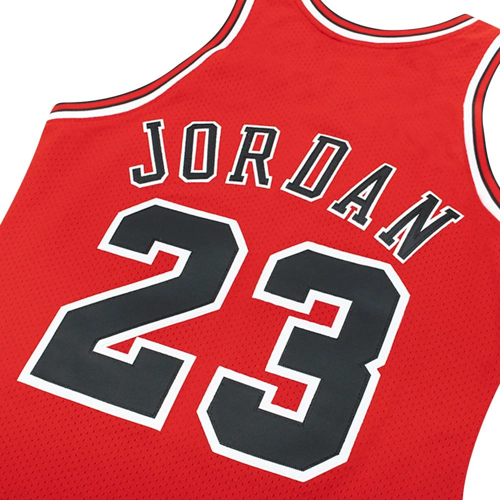 Michael Jordan 97/98 Finals Auth Chi. Bulls Jersey | Red 7 Michael Jordan 97/98 Finals Auth Chi. Bulls Jersey | Red - Image 5