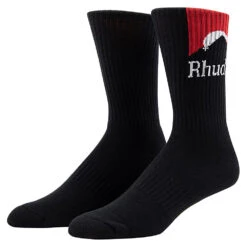 Rhude Moonlight Sport Socks | Black