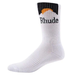 Rhude Moonlight Sport Socks | White -Daily Fashion moonlight sport socks white 149489