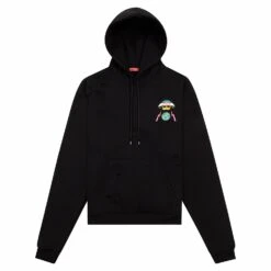 MOTR Distressed Hoodie | Black