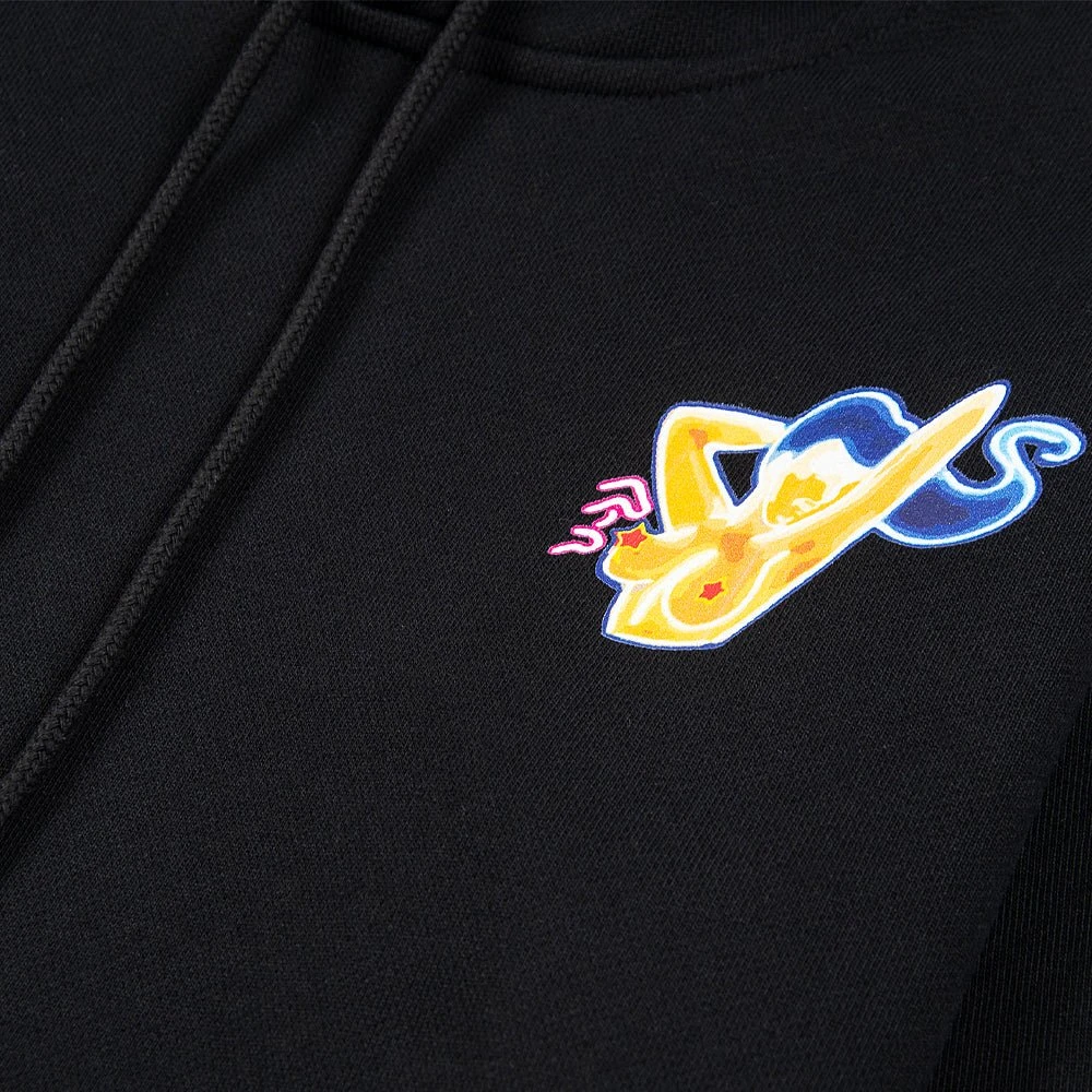 Neon Girl Hoodie | Black 6 Neon Girl Hoodie | Black - Image 4