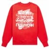 New York Sweatshirt | Red -Daily Fashion new york sweatshirt red 988844