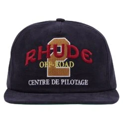 Rhude Off Road Canvas Hat | Washed Black