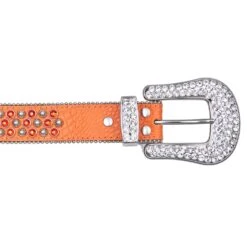 Oranges Swarovski Belt -Daily Fashion oranges swarovski belt 974277