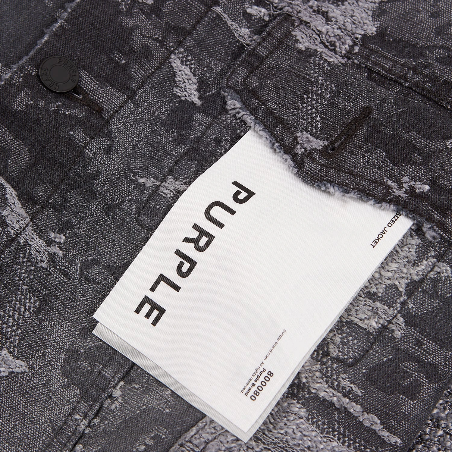 Oversized Jacquard Jacket | Black 4 Oversized Jacquard Jacket | Black - Image 2