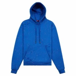 Oversized Spackle Hoodie | Dazzling Blue