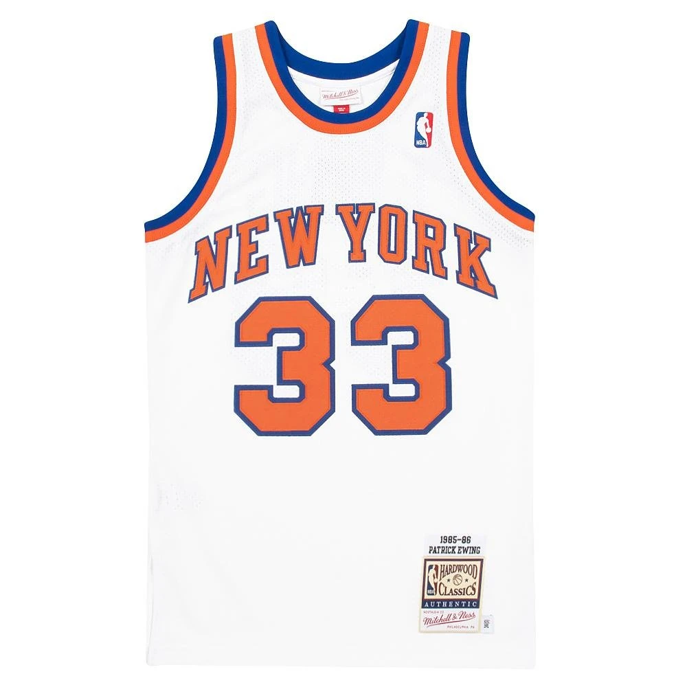 P. Ewing 1985/86 Auth New York Knicks Jersey | White 3 P. Ewing 1985/86 Auth New York Knicks Jersey | White