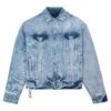 Padded Denim Jacket -Daily Fashion padded denim jacket 318587