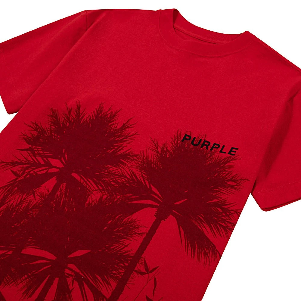 Palms High Tee | Risk Red 4 Palms High Tee | Risk Red - Image 2