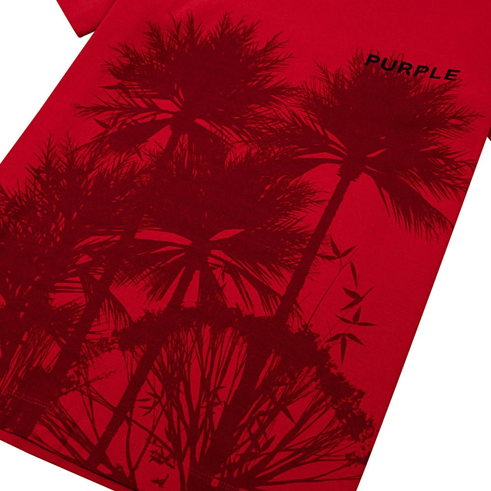 Palms High Tee | Risk Red 6 Palms High Tee | Risk Red - Image 4