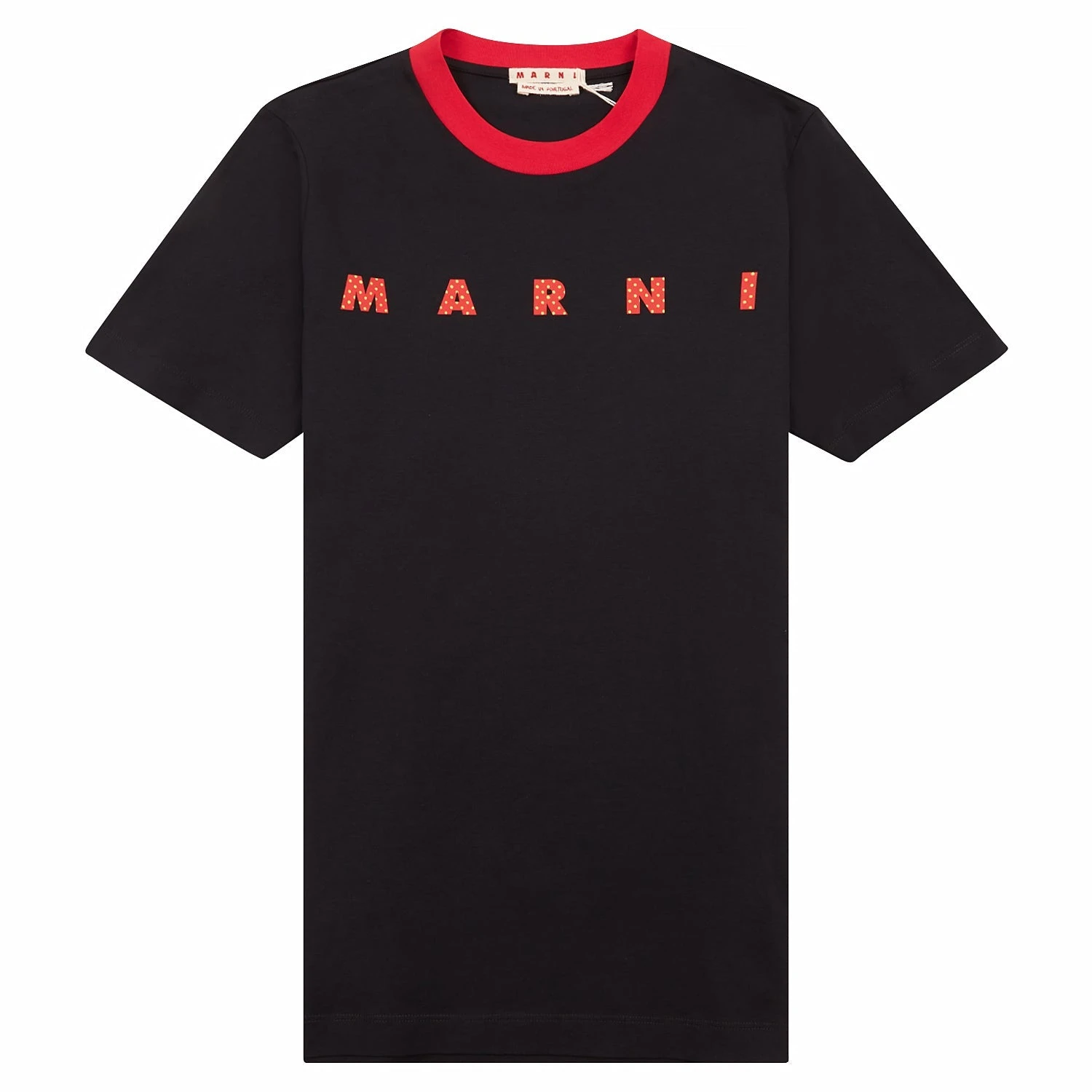 Marni Polka Dot Logo Tee | Black 3 Marni Polka Dot Logo Tee | Black