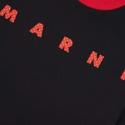 Marni Polka Dot Logo Tee | Black 8 Marni Polka Dot Logo Tee | Black -Daily Fashion polka dot logo tee black 708742