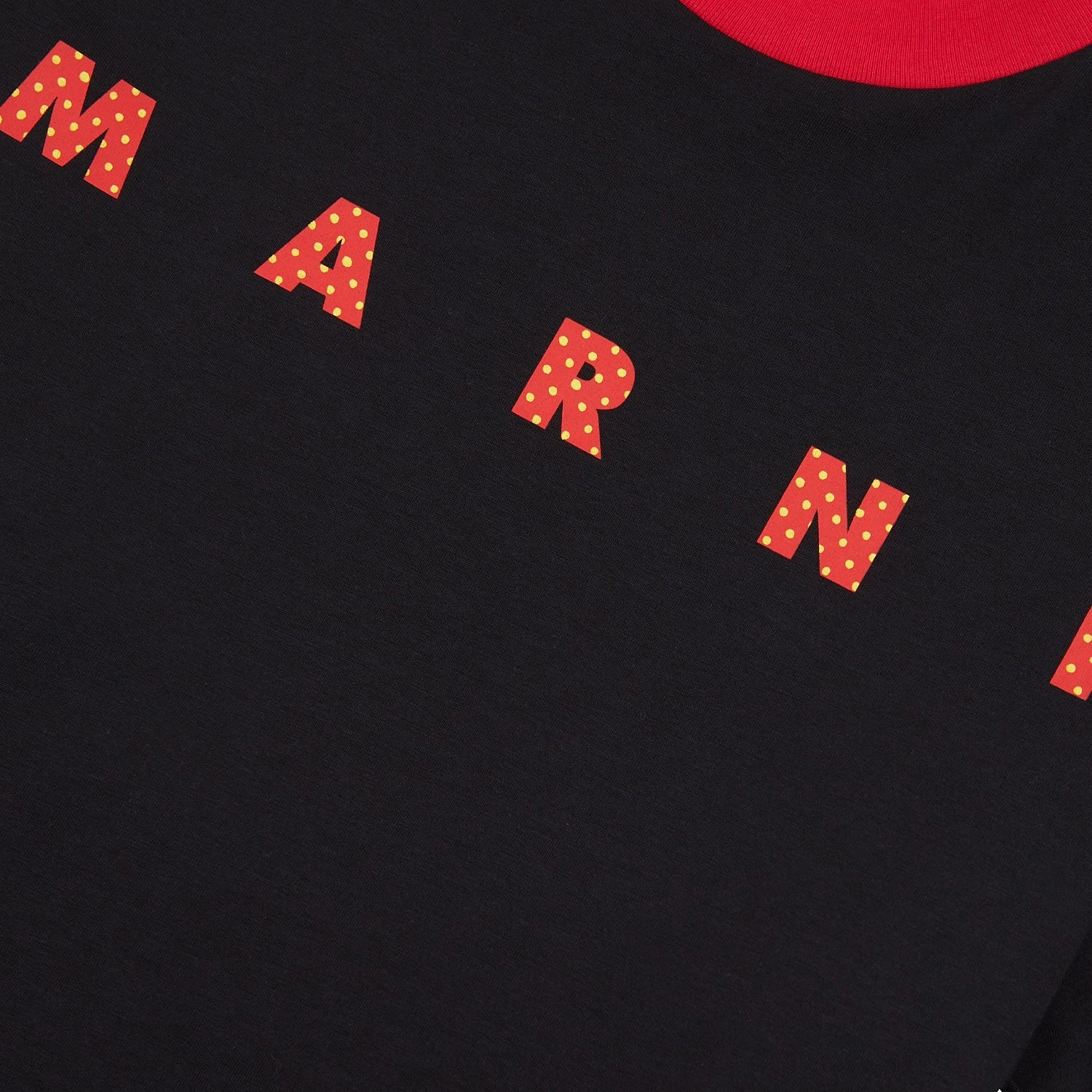 Marni Polka Dot Logo Tee | Black 5 Marni Polka Dot Logo Tee | Black - Image 3