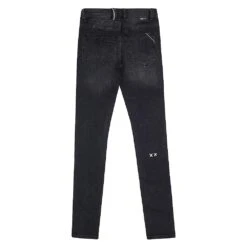 Punk Super Skinny | Jet Black -Daily Fashion punk super skinny jet black 777329