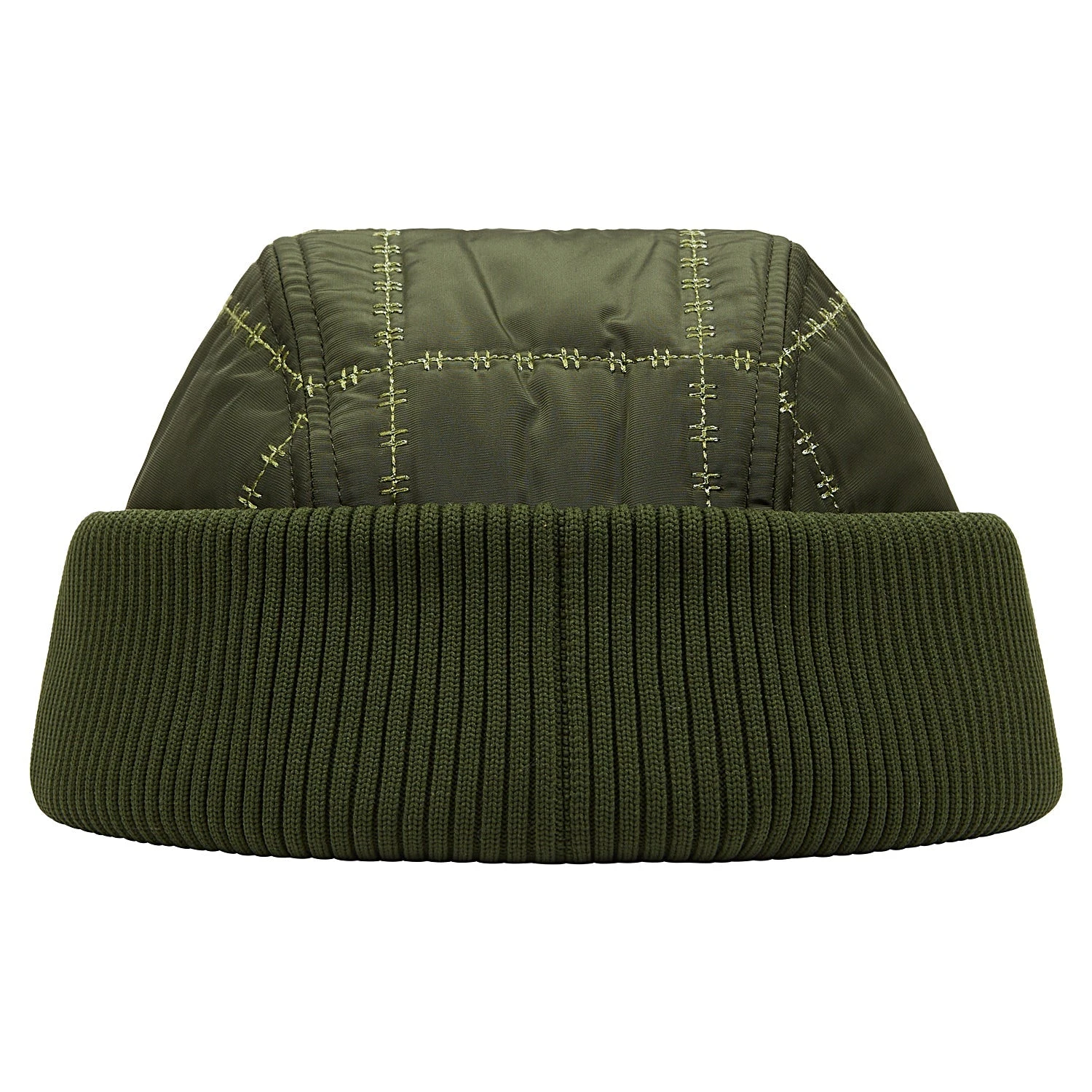 Quilted Beanie | Green 6 Quilted Beanie | Green - Image 4