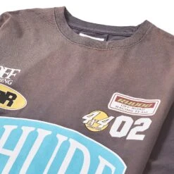 Rhude Raceway Tee | Vintage Grey -Daily Fashion raceway tee vintage grey 142241