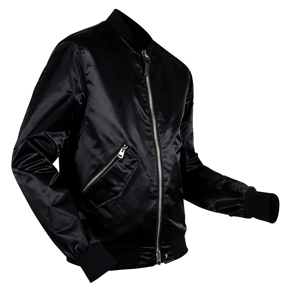 Mackage Ragnar Satin Bomber Jacket | Black 8 Mackage Ragnar Satin Bomber Jacket | Black - Image 6