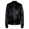Mackage Ragnar Satin Bomber Jacket | Black -Daily Fashion ragnar satin bomber jacket black 925768