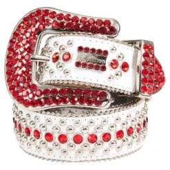 Red Velvet Swarovski Belt