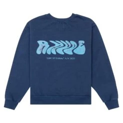 Rhude Rhu Sweatshirt | Blue -Daily Fashion rhu sweatshirt blue 326939