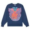 Rhude Rhu Sweatshirt | Blue -Daily Fashion rhu sweatshirt blue 737322