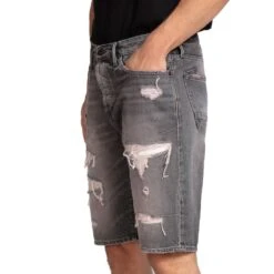 Ripped Denim Shorts -Daily Fashion ripped denim shorts 109953