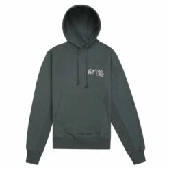 Helmut Lang Scribbled Logo Hoodie | Evergreen