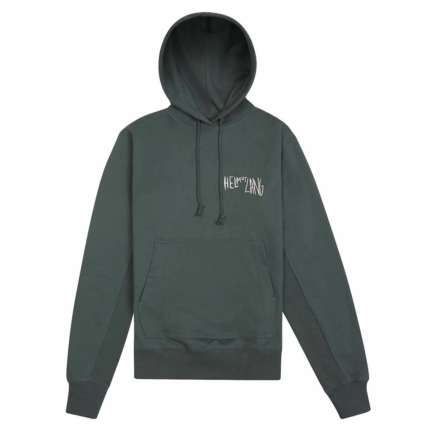 Helmut Lang Scribbled Logo Hoodie | Evergreen 3 Helmut Lang Scribbled Logo Hoodie | Evergreen