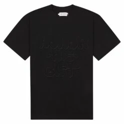 Script Tee | Black