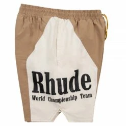 Rhude Senna Flight Short | Tan/Cream -Daily Fashion senna flight short tancream 712242