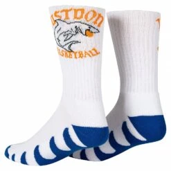 Shark Socks | White 9 Shark Socks | White -Daily Fashion shark socks white 924512