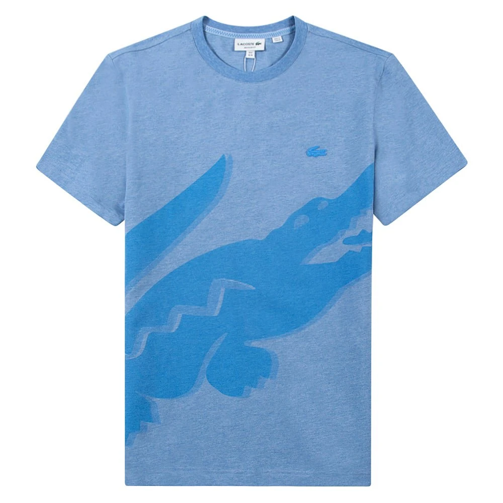 Lacoste Signature Tee | Blue 3 Lacoste Signature Tee | Blue