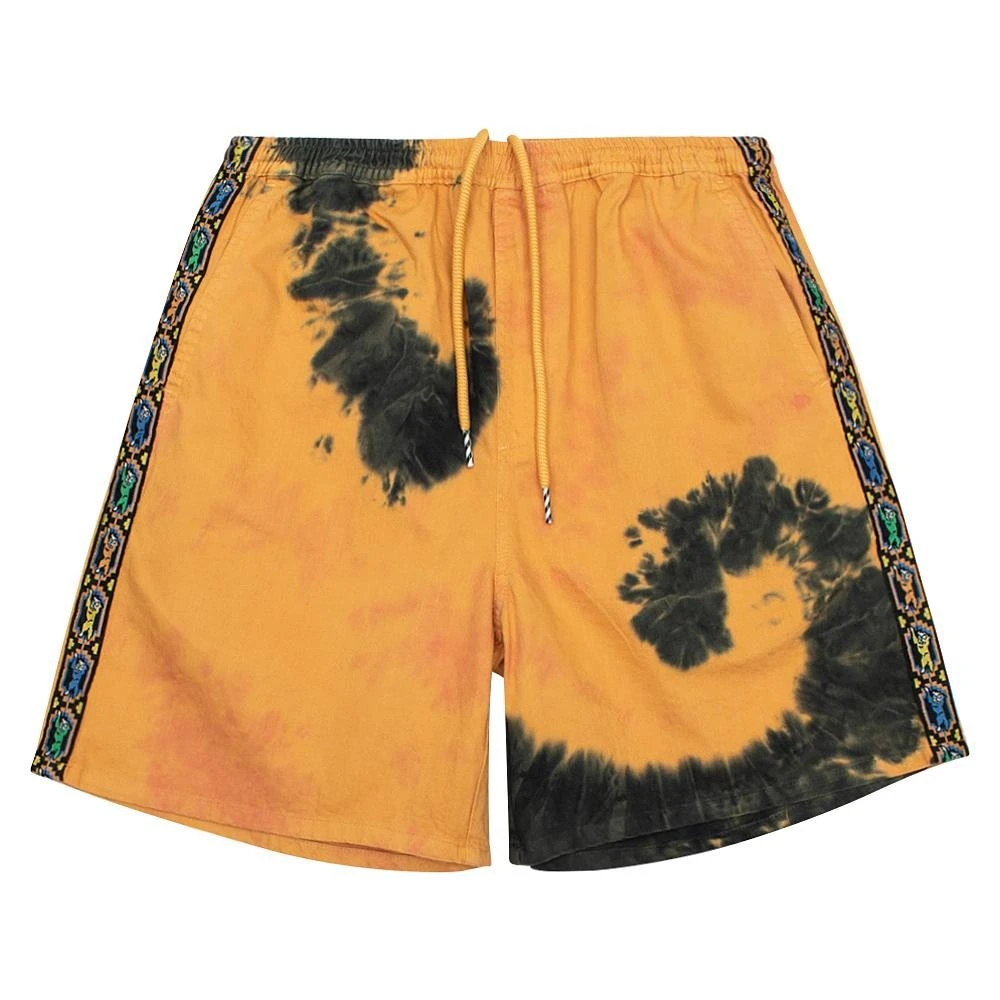 Slack Tie Dye Shorts | Oak Buff 3 Slack Tie Dye Shorts | Oak Buff