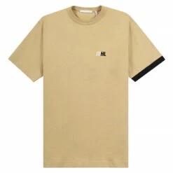 Helmut Lang Slant Logo Tee | Uniform Khaki