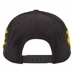 Snake Scales Snapback | Black/Yellow -Daily Fashion snake scales snapback blackyellow 468183