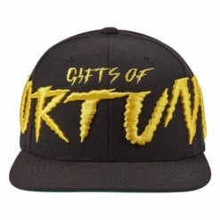 Snake Scales Snapback | Black/Yellow