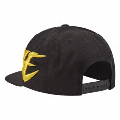 Snake Scales Snapback | Black/Yellow -Daily Fashion snake scales snapback blackyellow 953572