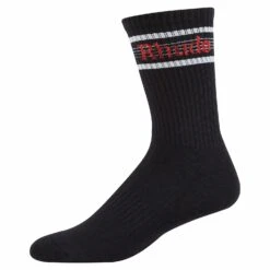 Rhude Speed Striped Sock | White/Black/Red -Daily Fashion speed striped sock whiteblackred 597574