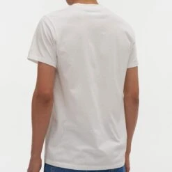 Helmut Lang Splatter Mega Standard Tee | Chalk White -Daily Fashion splatter mega standard tee chalk white 456288