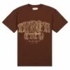 Stamp Inner City Tee | Brown -Daily Fashion stamp inner city tee brown 572440
