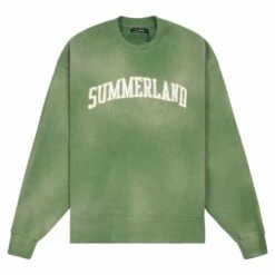 Summerland Collegiate Sweatshirt | Vintage Seaweed